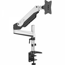 NETmate 관절형 싱글 모니터 암 거치대/NM-MA02/가스 스프링 방식/C-클램프 고정 방식/15-32형 모니터 장착가능/최대 8Kg/베사홀 75x75 100x100/상하좌우, 1개