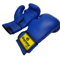 가미 GARMY 14온스 복싱 글러브 천연가죽 국내제작, 블루