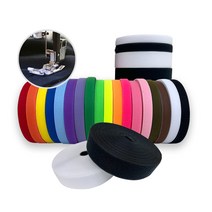 홈다움 봉제용 비접착식 컬러 벨크로 찍찍이 테이프 폭 2.5cm 폭 5cm 길이 20y, 01.폭 2.5cm x 20y, 비접착 까슬이-하늘