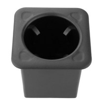 WENYAN 음료 홀더 삽입 방지 흘리기 물병 홀더 차량에 적합 캐러밴 교체 플라스틱 액세서리, 102x102x101mm, 검은 색