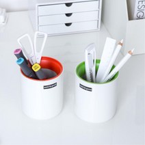 어린이집 선생님용 심플 미니 연필꽂이 사무 오피스 대학생방 사무실, ORANGE