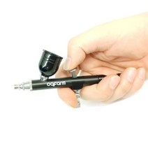 세밀 정밀작업 만년필 에어브러쉬 프라모델도료 미용메이크업 완구도색, 블랙