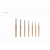 화홍 345R 세필붓 낱자루 구성붓 디자인붓, 4호