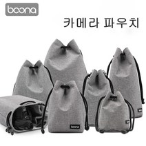 boona 소니 후지 캐논 니콘 필름 파우치 미러리스 카메라 dslr 가방 백, L - 블랙, 카메라 파우치[베이직]