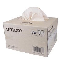 스마토 산업용 와이퍼 타올 SW-300 대형 300매(4겹) 와이퍼올 종이보루 흡착포, 1개