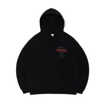 크리틱 INVASION HOODIE BLACK
