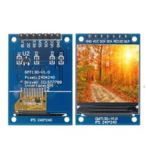 tft 디스플레이 0.961.31.441.771.8 인치 ips 7p spi hd 65k 풀 컬러 lcd 모듈 st7735 드라이브 ic 80160(oled 아님) arduino용, 1.3tft