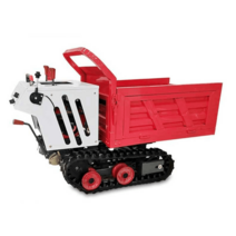 건설용 미니 덤프 트럭 운반차 궤도형 산악 수송차, 550 휘발유 휴대용