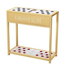 당구큐거치대 당구 큣대 거치대 큐 꽂이 홀더 걸이 랙, 센터 나노골드블랙 8홀