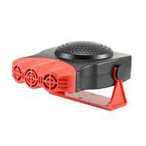 차량용 온풍기 dc 12v 자동차 히터 전기 냉각 난방 팬 휴대용 자동차 demister defogging defroster 전기 건조기 액세서리 windshi t4d6, 빨간색