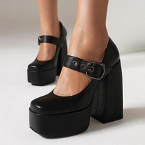 통굽 가보시힐 웨딩구두 킬힐 여성 하이힐 키작녀 메리제인 14cm G15