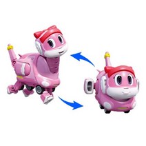 ABS 미니 변환 Gogo Dino 액션 피규어 렉스 자동차 비행기 모터 보트 크레인 공룡 장난감, No Box Viki