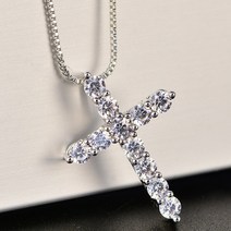 보석 알함브라 목걸이 스탬프 여성용 실버 컬러 남성용 인치 박스 체인 샤이니 스탈 패션