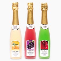 하이세븐 포도 / 복숭아 / 사과 무알콜 샴페인 음료 375ml, 애플(사과)