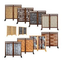 B타입 2단 파티션 8종 업소용 칸막이 (중), 오크-05.호프 파티션