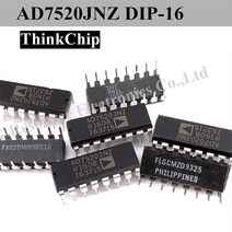 AD7520JNZ DIP-16 디지털 아날로그 스위치, 한개옵션1