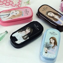 기타 바보사랑[제이이제이]더레이디 펜슬파우치V1 4종 모음, 더레이디펜슬파우치V1-핫핑크