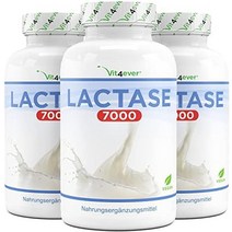 락타아제 7000 - 즉각적인 효과가 있는 180정 - 7000 fcc 단위의 고용량 - 유당 불내증 + 우유 불내증용 - 원치 않는 첨가물 없음 - 실험실 테스트됨 - 비건, 540개(3개들이 팩)