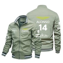 2023 애스턴 마틴 포뮬러 원 F1 자켓 AM14 Fernando Alonso Jack Van F1 레이싱 자켓 오토바이 사이클링 유니폼 자켓, 03 lv se_01 S, 1개