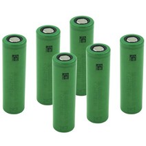 18650 배터리 소니 고방전 VTC6 3000mAh 충전배터리 DIY용 보호회로제거용 1세트(6PCS), 6개