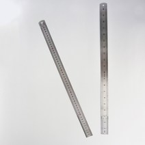튼튼한 50cm 긴자 쇠자 인치자 철자 측정 센치 직자 스틸자 사무용 구멍 홈자 직선자 수험생 고시생 목공용자 센티 제도용자