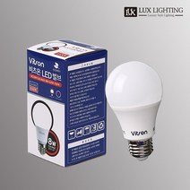 비츠온 LED전구 8W 벌브 올빔 친환경 에코, 전구색, 30개입