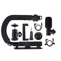 카메라짐벌 야외촬영 스테빌라이저 DSLR 균형 안정기, 04.U자형 흔들림방지 카메라짐벌 패키지3