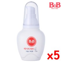비앤비 베이비 유아치약(액상) 80g 사과향, 5개