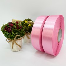 포장 리본 끈 제이제이리본 고밀도주자 45M 2롤 (10mm 15mm), 15mm, 분홍