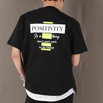 아우라큐 20수 트임 반팔티 L04 남여공용 빅사이즈 반팔 티셔츠