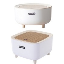 미니휴지통 탁상용 책상 휴지통 화장대 쓰레기통, 사각