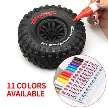 trx4m RC도구액세서리 장난감RC 자동차 액세서리 타이어 색칠 페인트 마커 드로잉 펜 도구 크롤 러 Traxxa, 02 Silver 1pcs