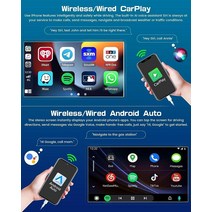 (자동 A/C) Roinvou 안드로이드 자동차 스테레오 2008-2012 닛산 알티마용 오토 내장 무선 CarPlay 라디오 22.9cm(9인치) 터치 스크린 인대시 내비게