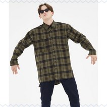 [국내정품상품] CPGN STUDIO 헤비오버핏 울 블랙 체크 셔츠