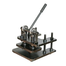 수동톰슨기 가죽 도무송 펀칭기 프레스 절단기 성형기, 2020 모델-프레스플레이트 260X160mm