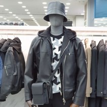 리버클래시 리버클래시 LIW25903-BK 후드 탈부착 블루종 점퍼