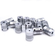 카플러 에어 원터치 유압 d19l25 알루미늄 유연한 턱 샤프트 커플 링 5 8 8mm, 5 x 6.35