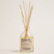 에이디스 카모마일 허브티 디퓨저 120ml 숙면 디퓨저 가심비 1+1 천연아로마, 허브티 디퓨저 120ml 가심비 1+1, 섬유 리드스틱(화이트) 2p