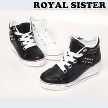 A1S 알슈파 6.5cm 여성 키높이 통굽 미들힐 웨지힐 운동화 하이탑 스니커즈