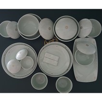 (경조유통)행남자기 고요 7첩 반상기 25pcs