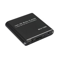 미디어플레이어 1080P 미니 HD 미디어 플레이어 AV USB SD MMC 멀티미디어 광고 MKV 자동차 외부 비디오, [02] No 02