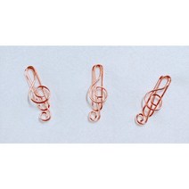 높은음자리표 클립 한 세트(3pcs)