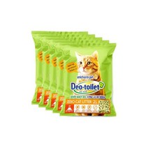 데오토일렛 고양이 모래 2L x 5개