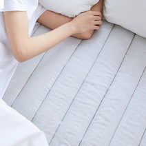 나무야홈 국산 부드러운 자연모달 침대패드 누빔매트 슈퍼싱글퀸 논슬립, 스톤그레이