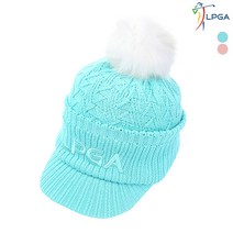 [LPGA골프웨어] 여성 방울 비니썬캡(L194AP514P), 단품