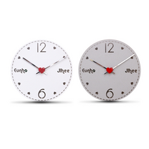 주문제작 - 이니셜 무소음 벽시계 (알파벳과 하트)