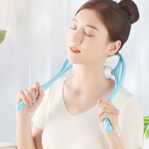 골프공마사지 목 운동 기구 마사지 뒷목 어깨마사지기, 핑크