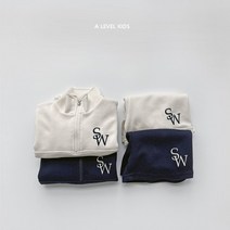 23 봄시즌 SW반집업상하 자수포인트 데일리 등하원룩 트레이닝 에이레벨