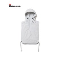NOCLE Thinsulate Hooded Pocket Bib Light Grey