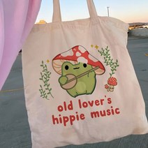 토트백 레트로 꽃 전원 Y2K 여성 캔버스 올려 놓 가방 소녀 재사용 구매자 접이식 Ecobag 미적 학생 도서 핸드백